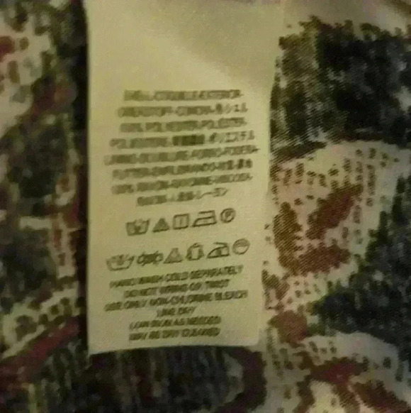 Free People "say you love me long time" paisley boho long sleeve mini dress M - Picture 5 of 5